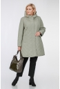 Женское пальто из текстиля с капюшоном 1000937-2