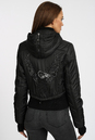 Куртка женская из текстиля с капюшоном 1000950-4