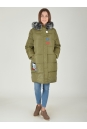 Женское пальто из текстиля  1001009-2