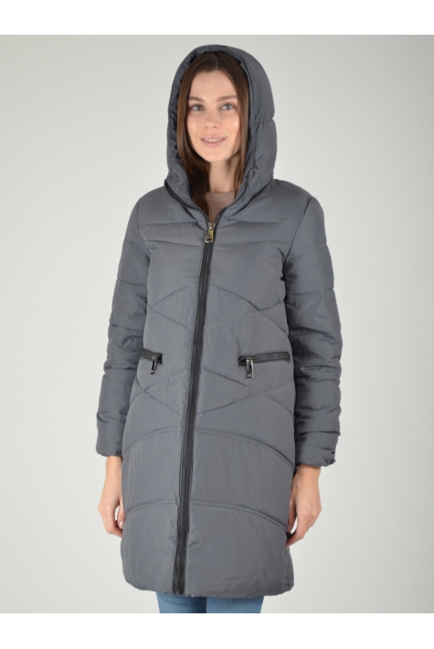 Женское пальто из текстиля  1001014