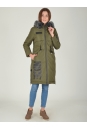 Женское пальто из текстиля  1001017-2