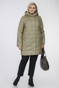 Женское пальто из текстиля с воротником 1001183-2