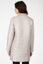 Женское пальто из текстиля без воротника, отделка ангора 1001193-3