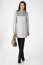 Женское пальто из текстиля без воротника, отделка ангора 1001194-2