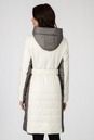 Женское пальто из текстиля с капюшоном 1001212-3
