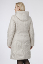 Женское пальто из текстиля с капюшоном 1001216-3