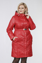 Женское пальто из текстиля с капюшоном 1001217