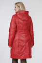 Женское пальто из текстиля с капюшоном 1001217-3