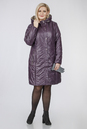 Женское пальто из текстиля с капюшоном 1001219-2