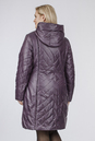 Женское пальто из текстиля с капюшоном 1001219-3