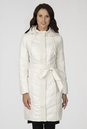 Женское пальто из текстиля с капюшоном 1001221