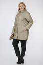 Женское пальто из текстиля  с воротником 1001224-2