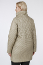 Женское пальто из текстиля  с воротником 1001224-3