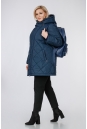Женское пальто из текстиля с капюшоном 1001231-2