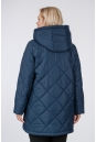 Женское пальто из текстиля с капюшоном 1001231-3