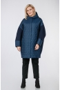 Женское пальто из текстиля с капюшоном 1001232-2