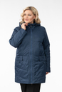 Женское пальто из текстиля с капюшоном 1001241