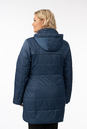 Женское пальто из текстиля с капюшоном 1001241-3