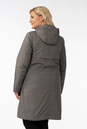 Женское пальто из текстиля с капюшоном 1001251-3