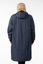 Женское пальто из текстиля с капюшоном 1001258-3