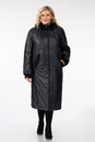Женское пальто из текстиля с капюшоном 1001264-2