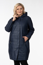 Женское пальто из текстиля с капюшоном 1001270