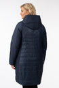 Женское пальто из текстиля с капюшоном 1001270-3
