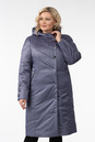Женское пальто из текстиля с капюшоном 1001299