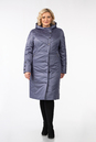 Женское пальто из текстиля с капюшоном 1001299-2