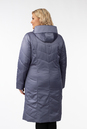 Женское пальто из текстиля с капюшоном 1001299-3