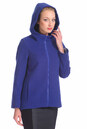 Женское пальто из текстиля с капюшоном 3000102