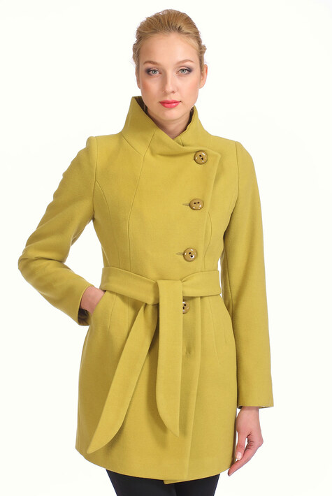 Женское пальто с воротником 3000107