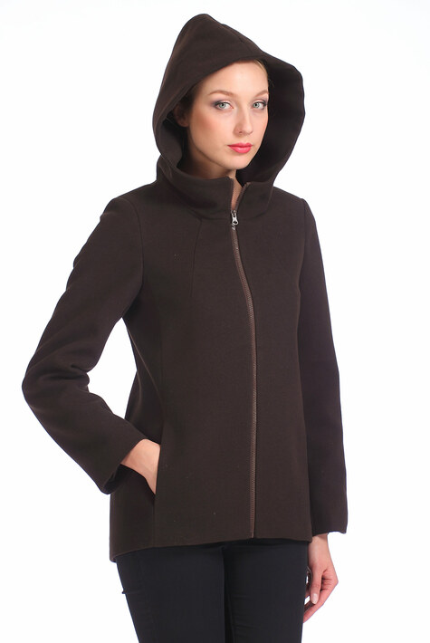Женское пальто с капюшоном 3000113