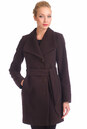 Женское пальто из текстиля с воротником 3000174