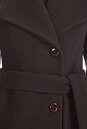 Женское пальто из текстиля с воротником 3000174-3