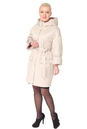 Женское пальто из текстиля с капюшоном 3000232-6