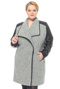 Женское пальто из текстиля с воротником 3000234-5 вид сзади