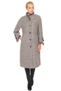 Женское пальто с воротником, отделка норка 3000237-3