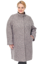 Женское пальто с воротником, отделка кролик 3000251-10 вид сзади