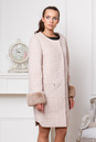 Женское пальто с капюшоном, отделка кролик 3000257-4