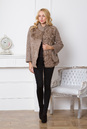 Женское пальто из текстиля с воротником, отделка козлик 3000265-3