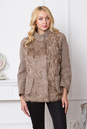 Женское пальто из текстиля с воротником, отделка козлик 3000265-2