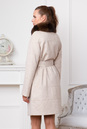 Женское пальто с воротником, отделка песец 3000269-5