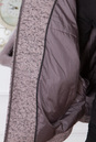 Женское пальто с капюшоном, отделка кролик 3000270-4