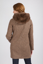 Женское пальто с капюшоном, отделка кролик 3000272-4