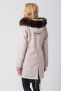 Пальто женское с капюшоном, отделка песец 3000274-5