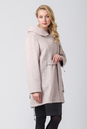 Пальто женское с капюшоном, отделка песец 3000274-4