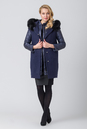 Пальто женское с капюшоном, отделка песец 3000276-4