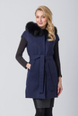 Пальто женское с капюшоном, отделка песец 3000276-7