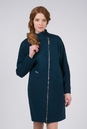 Пальто женское из текстиля с воротником 3000295